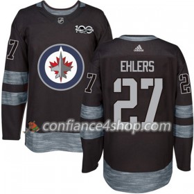 Adidas Maillot de Hockey Winnipeg Jets Nikolaj Ehlers 27 1917-2017 100th Anniversary Noir Authentic - Homme